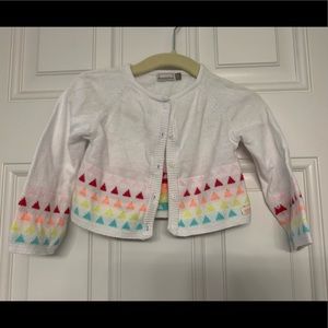 ✔️SOLD✔️Catimini triangle cardigan